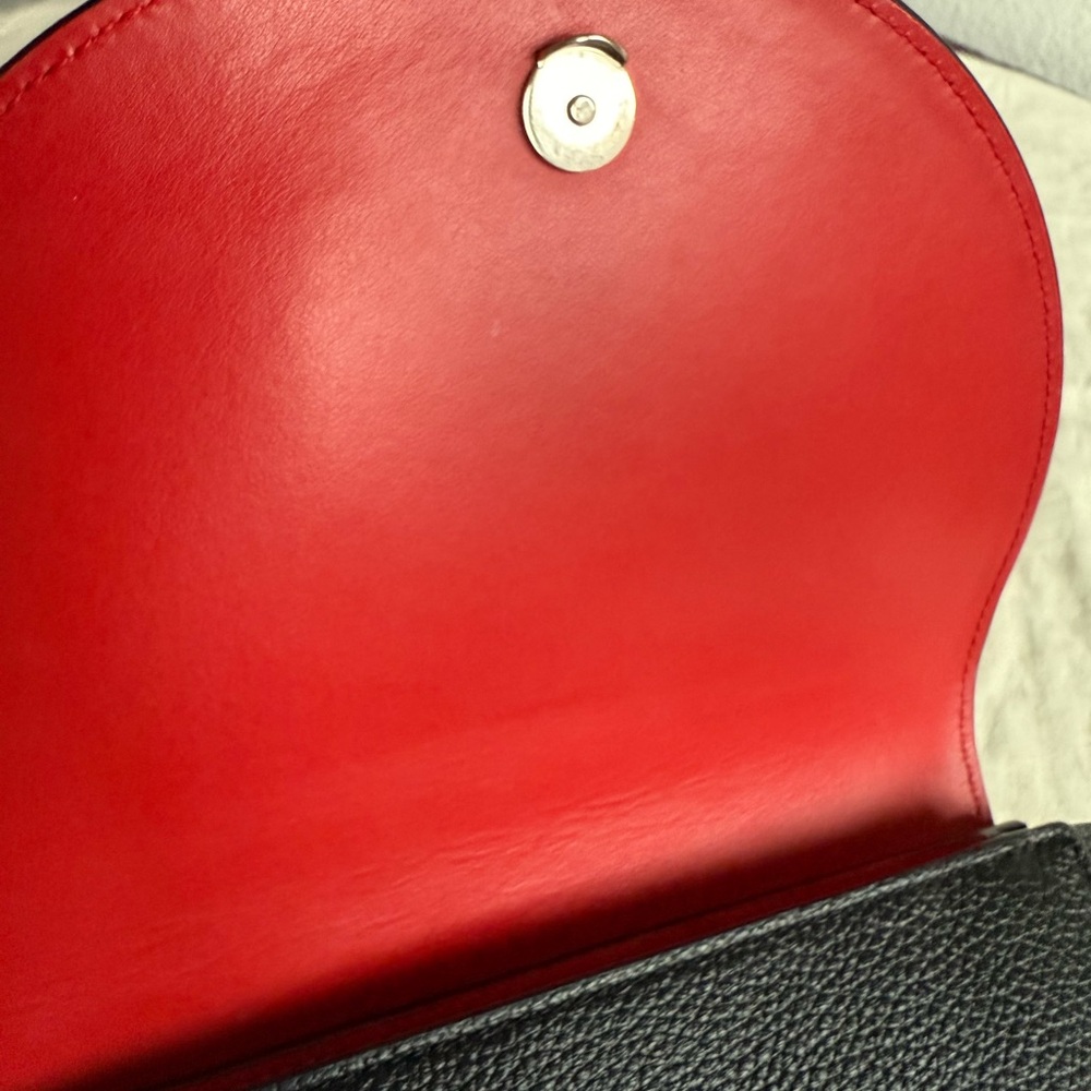 CHRISTIAN LOUBOUTIN By My Side Black Leather Shouder Bag - Picture 5 of 16